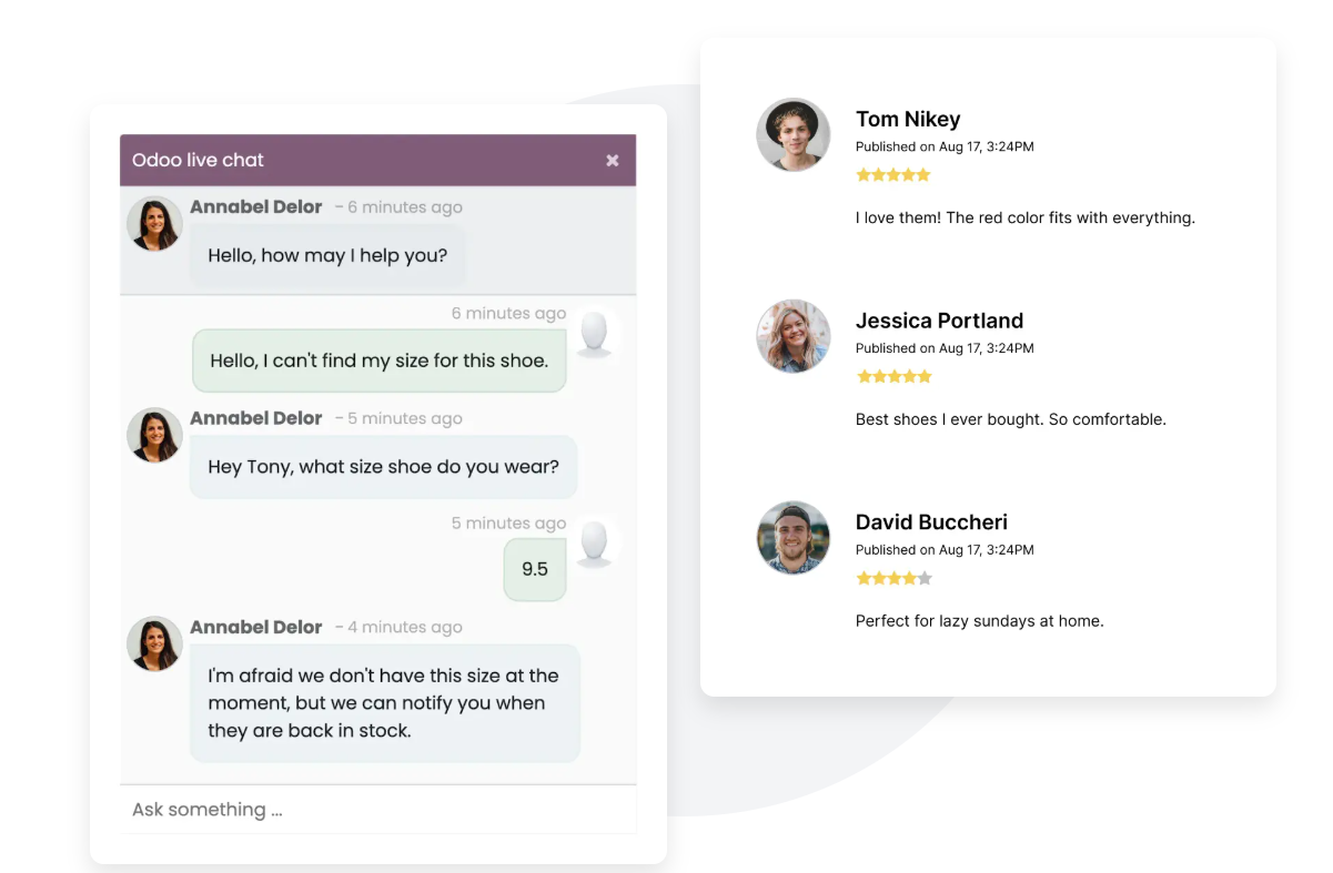 odoo live chat