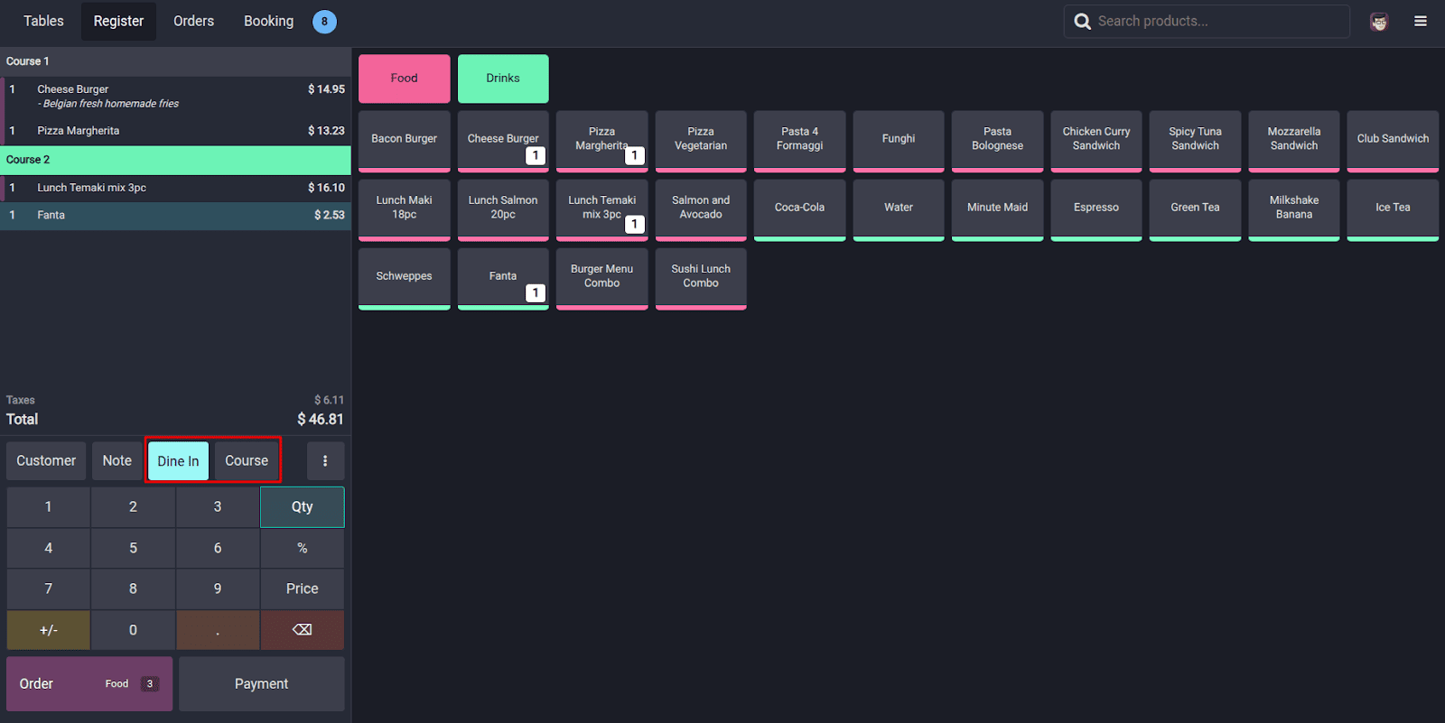Nâng cấp UX cho giao diện POS