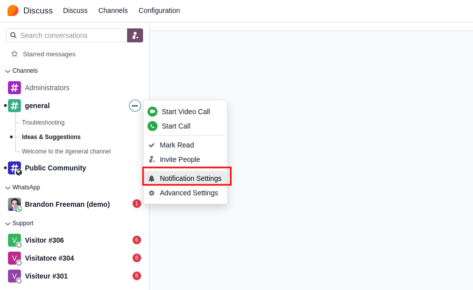 Setup dễ dàng các phương thức nhận thông báo