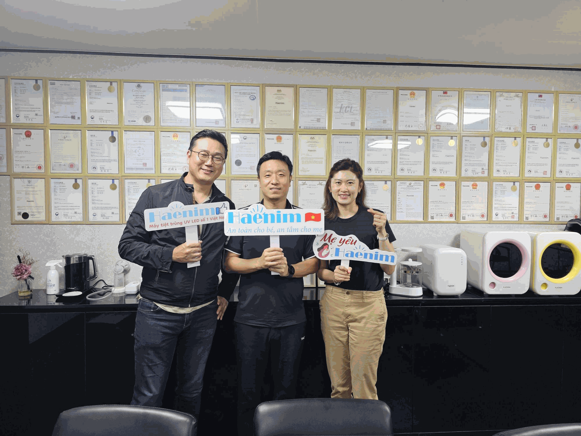 NTP-Tech a mắt thương hiệu BetterMoms và là nhà phân phối độc quyền của Haenim